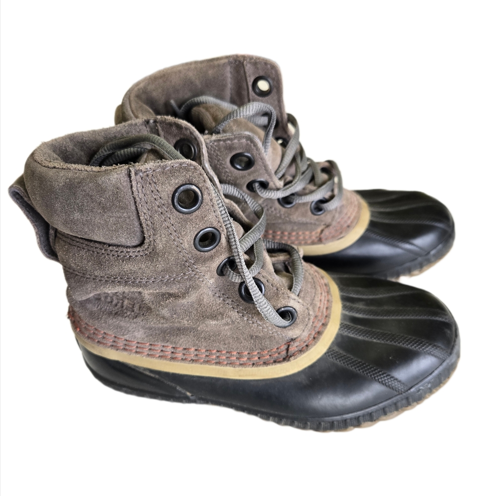 Sorel Waterproof Duck Boots with Lace-Up Closure
